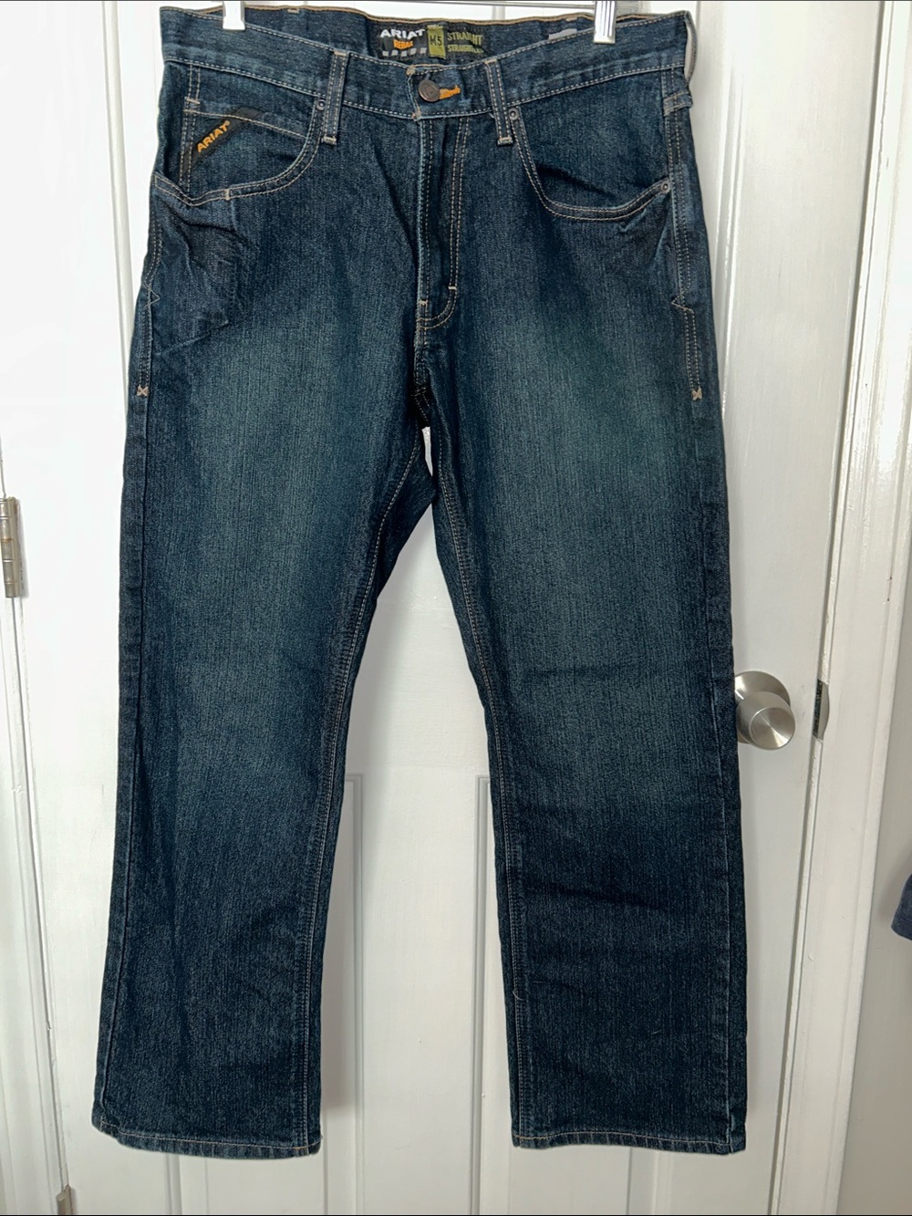 Ariat Men's Dark Indigo Relaxed Straight Jeans 32/30